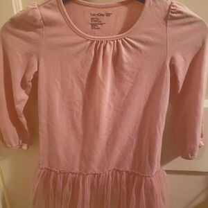 Baby gap pink dress with tulle